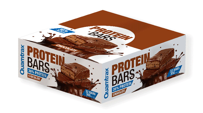 

Протеиновые батончики Quamtrax Protein Bars 32x35 г - шоколад, Protein Bars