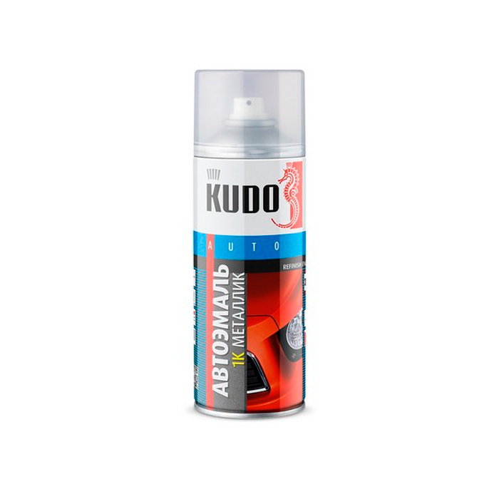 

Краска KUDO KU42051 эмаль металлизированная аэрозоль серебристая 0,52 л, Серебристый