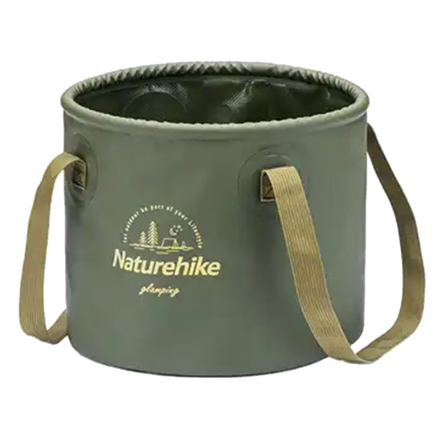 Ведро Naturehike Foldable Round Bucket 20L Army Green (Б/Р)