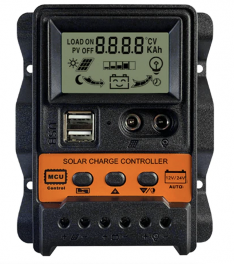 

Контроллер заряда солнечной батареи Box69 W88 12V / 24V, W88