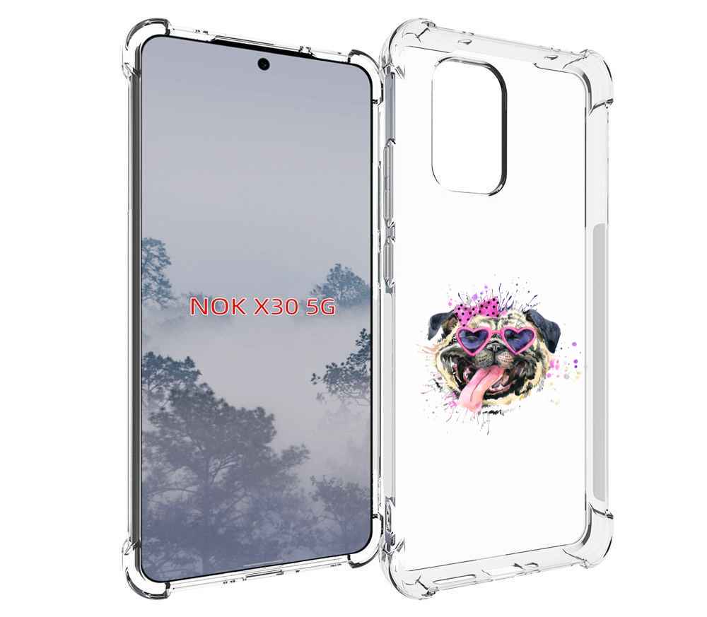 

Чехол MyPads Веселая собака для Nokia X30 5G, Tocco