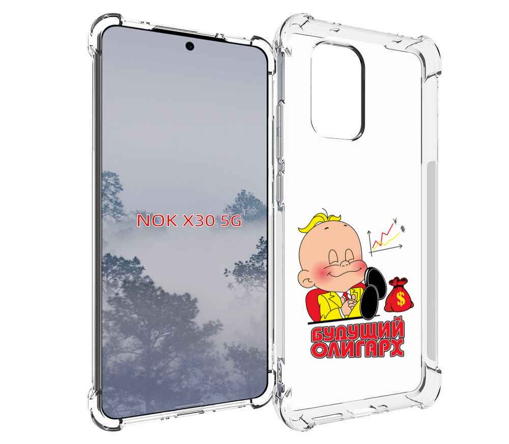 

Чехол MyPads Будущий олигарх для Nokia X30 5G, Tocco