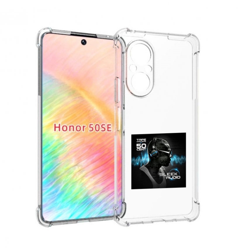 

Чехол бампер MyPads 50 Cent - Sleek Audio для Honor 50 SE против, Прозрачный, Tocco