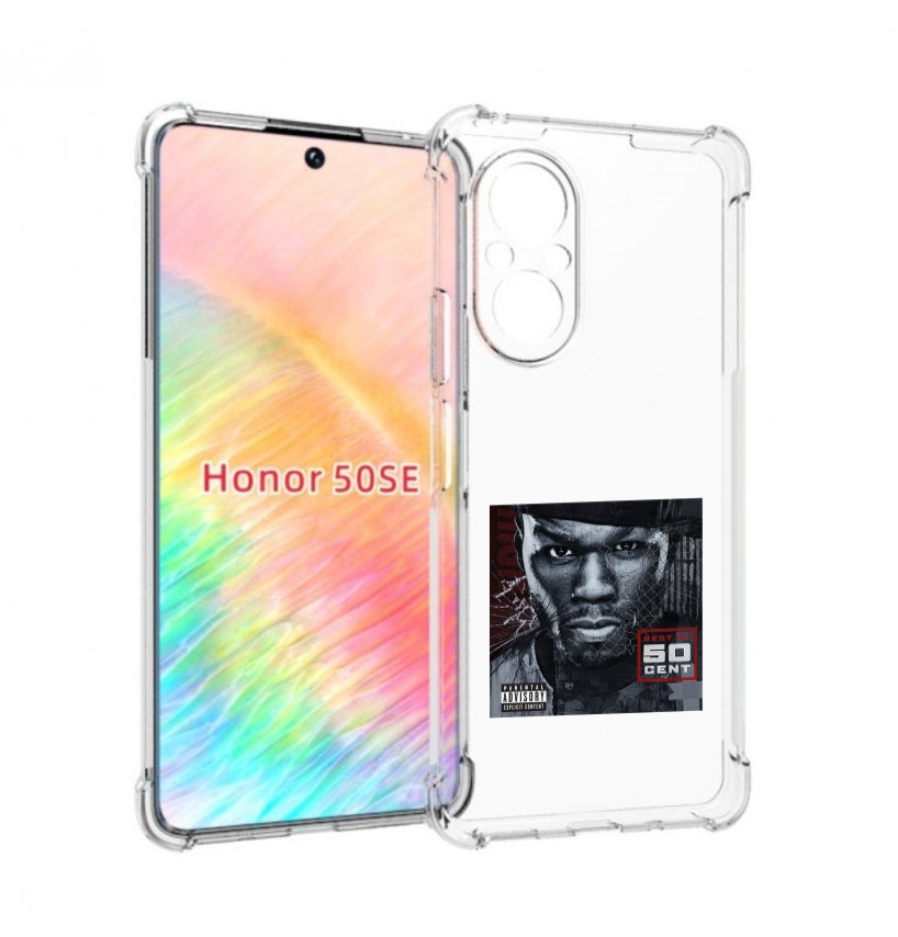 

Чехол бампер MyPads 50 Cent - Best Of для Honor 50 SE противоуда, Прозрачный, Tocco