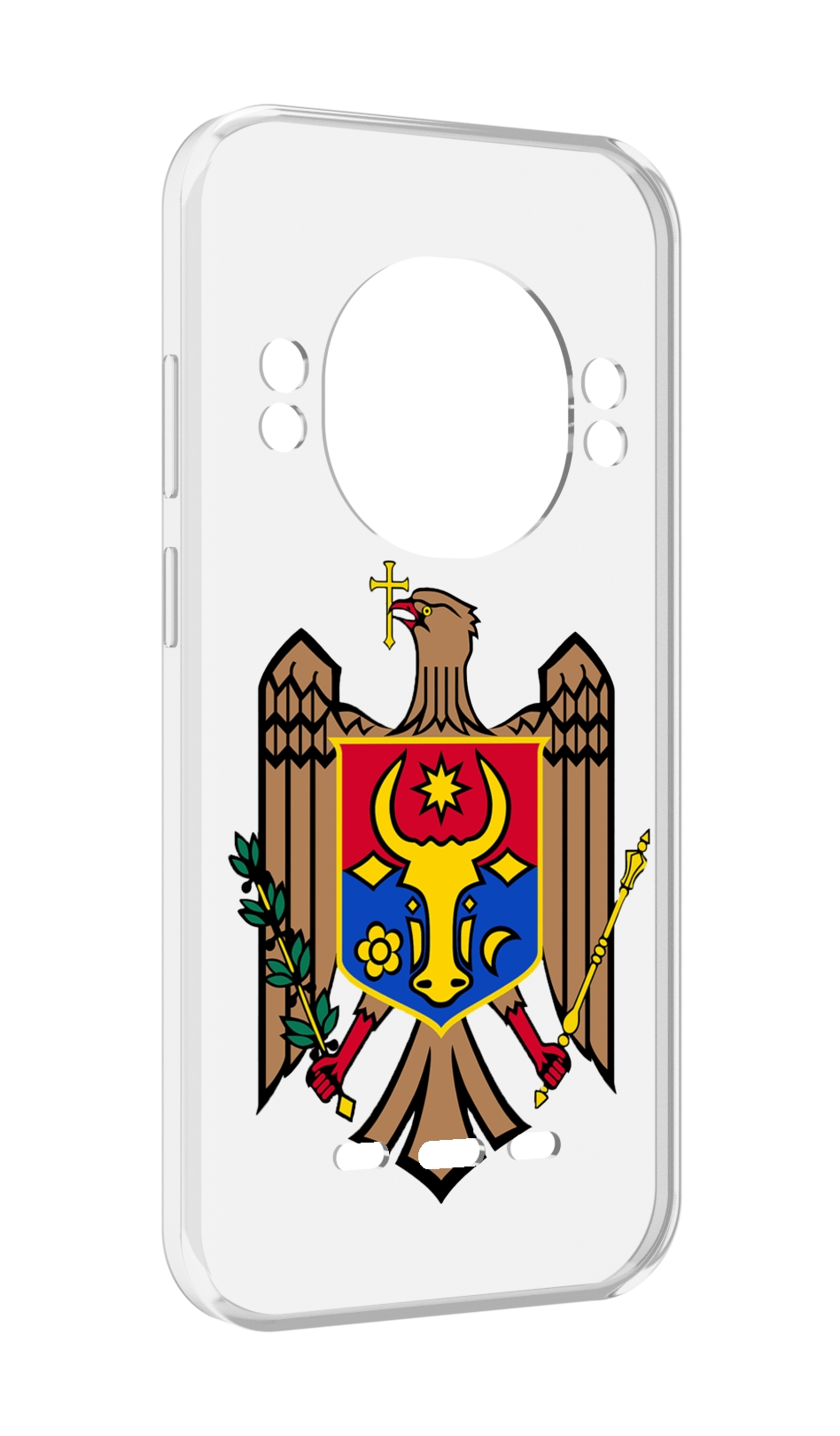 

Чехол MyPads герб-молдовы для UleFone Power Armor 16 Pro, Прозрачный, Tocco