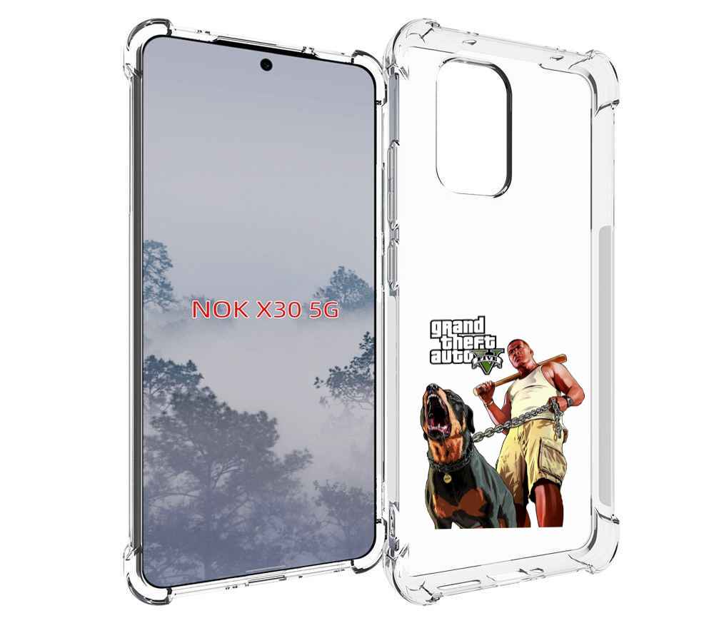 

Чехол MyPads GTA грозная собака для Nokia X30 5G, Tocco