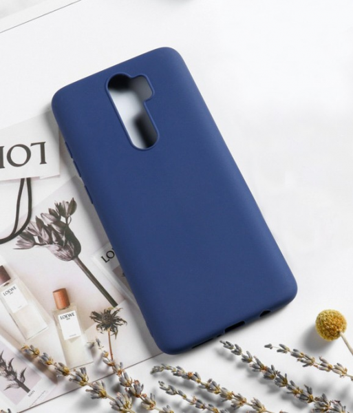 

Чехол Silicone Case для Redmi 9 Blue (синий), Чехол Silicone Case для Redmi 9