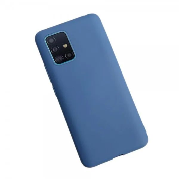 

Чехол Silicone Case для Samsung Galaxy A51 A515 Blue (синий), Galaxy A51