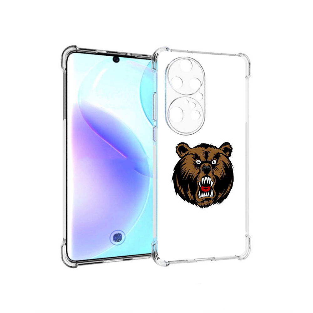 

Чехол MyPads Tocco для Huawei P50 Pro бурый, Прозрачный, Tocco