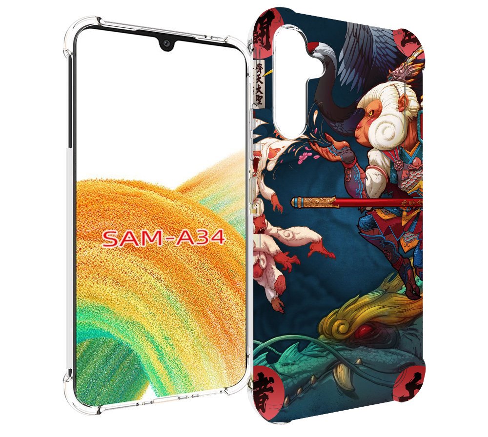 

Чехол MyPads японская обезьяна для Samsung Galaxy A34, Tocco