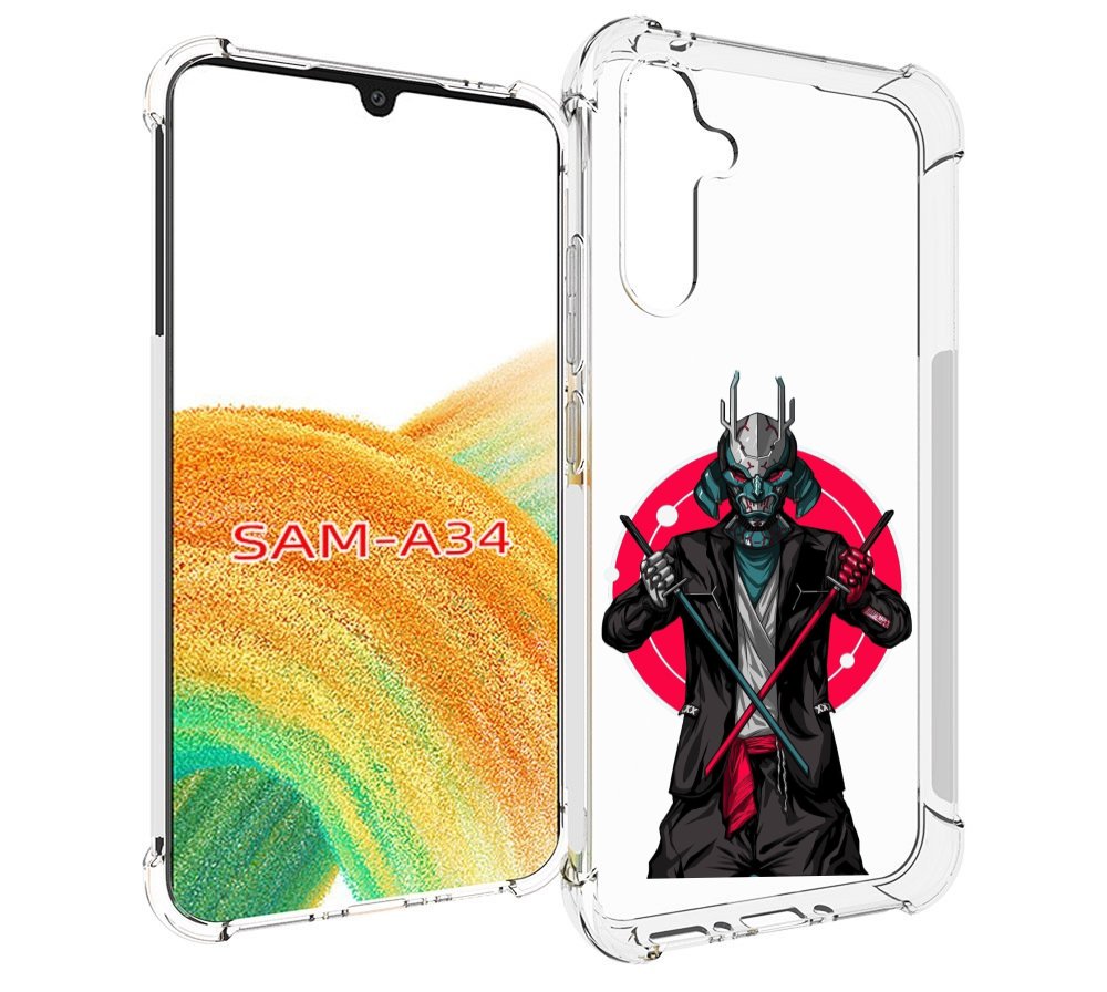 

Чехол MyPads якудза с катанами для Samsung Galaxy A34, Tocco