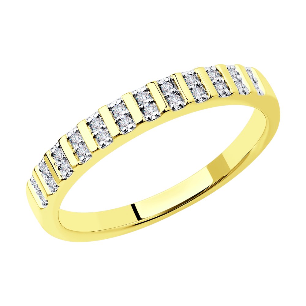 

Кольцо из желтого золота с бриллиантом р. 17,5 SOKOLOV Diamonds 1012169-2, 1012169-2