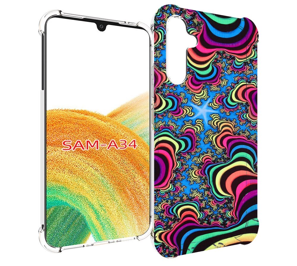 

Чехол MyPads щупальца иллюзия для Samsung Galaxy A34, Tocco