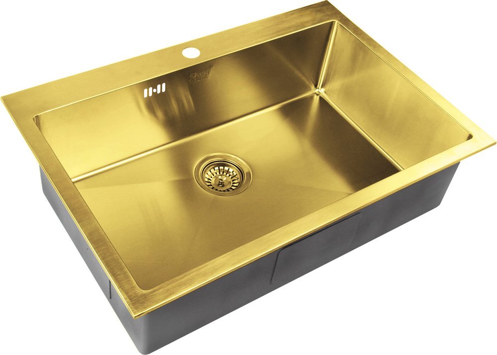 фото Мойка для кухни zorg sanitary pvd szr-7551 bronze бронза