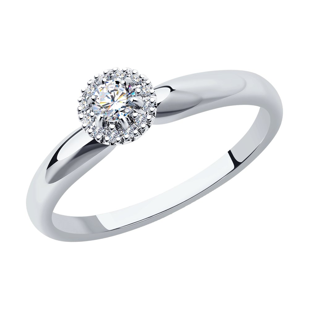 

Кольцо из белого золота с бриллиантом р.  SOKOLOV Diamonds 1012157-3, 1012157-3