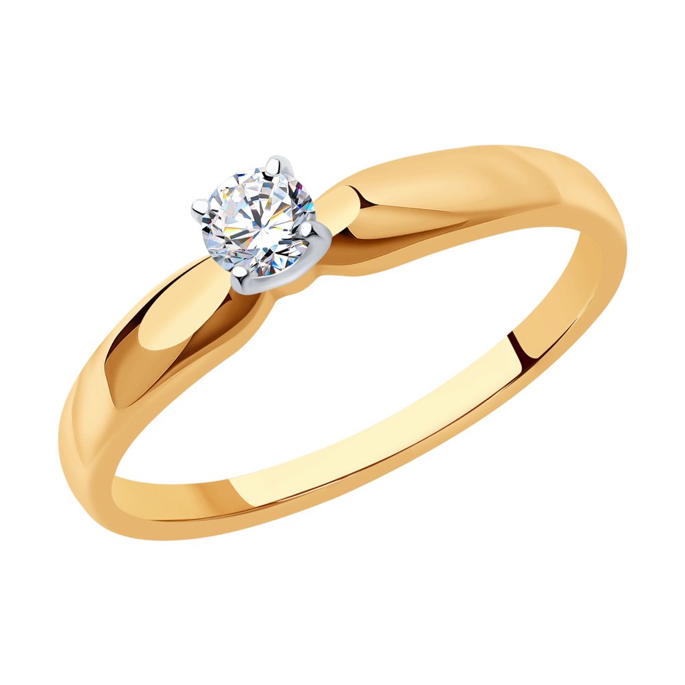 

Кольцо помолвочное из золота с бриллиантом р. , SOKOLOV Diamonds 1012135, 1012135