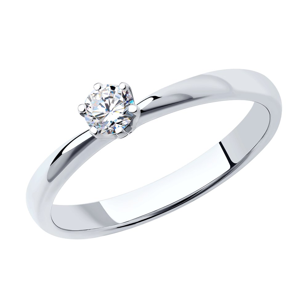 

Кольцо из золота р. 19,5 SOKOLOV Diamonds 1012128-3, бриллиант, 1012128-3