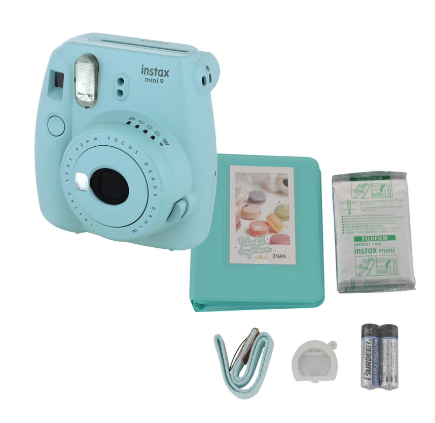 Фотоаппараты мгновенной печати fujifilm instax. Fujifilm Instax Mini 9. Fujifilm Instax mini9 Blue. Фотоаппарат мгновенной печати Instax Mini 9 Ice Blue. Инстакс мини 9 голубой.