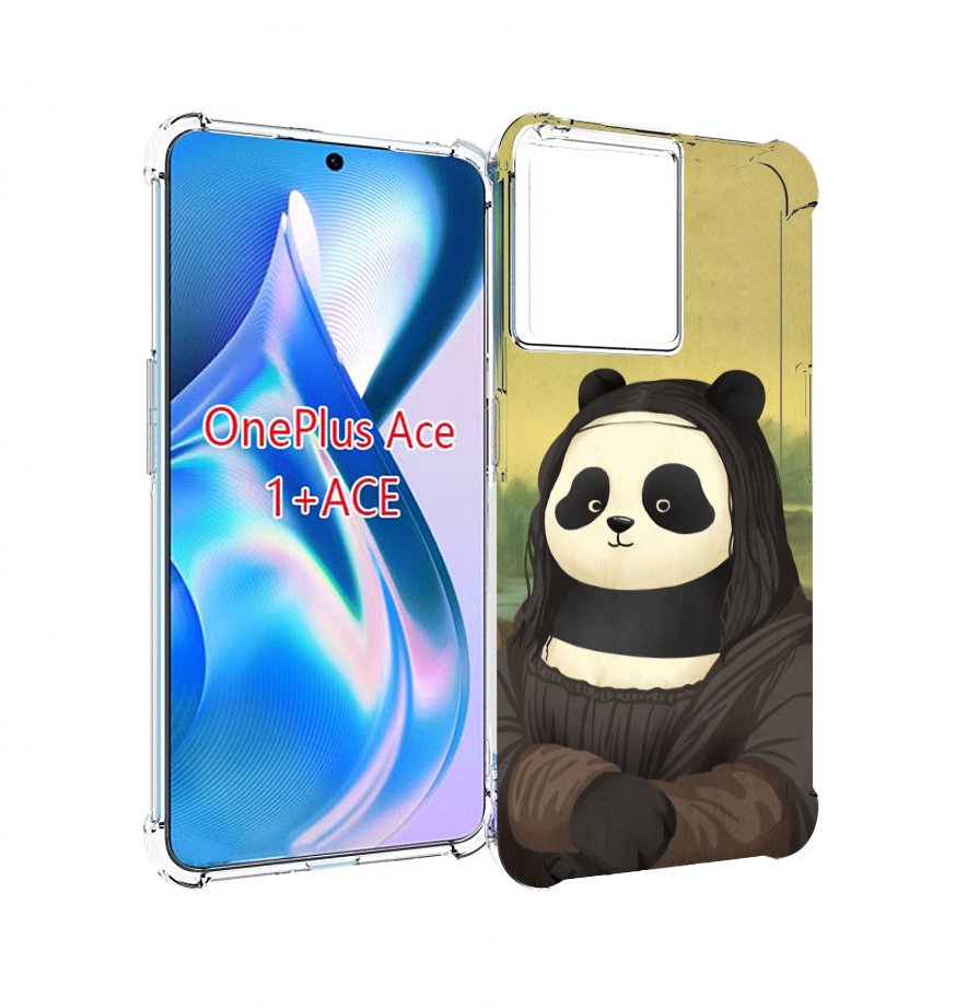 

Чехол MyPads панда монализа для OnePlus Ace, Прозрачный, Tocco