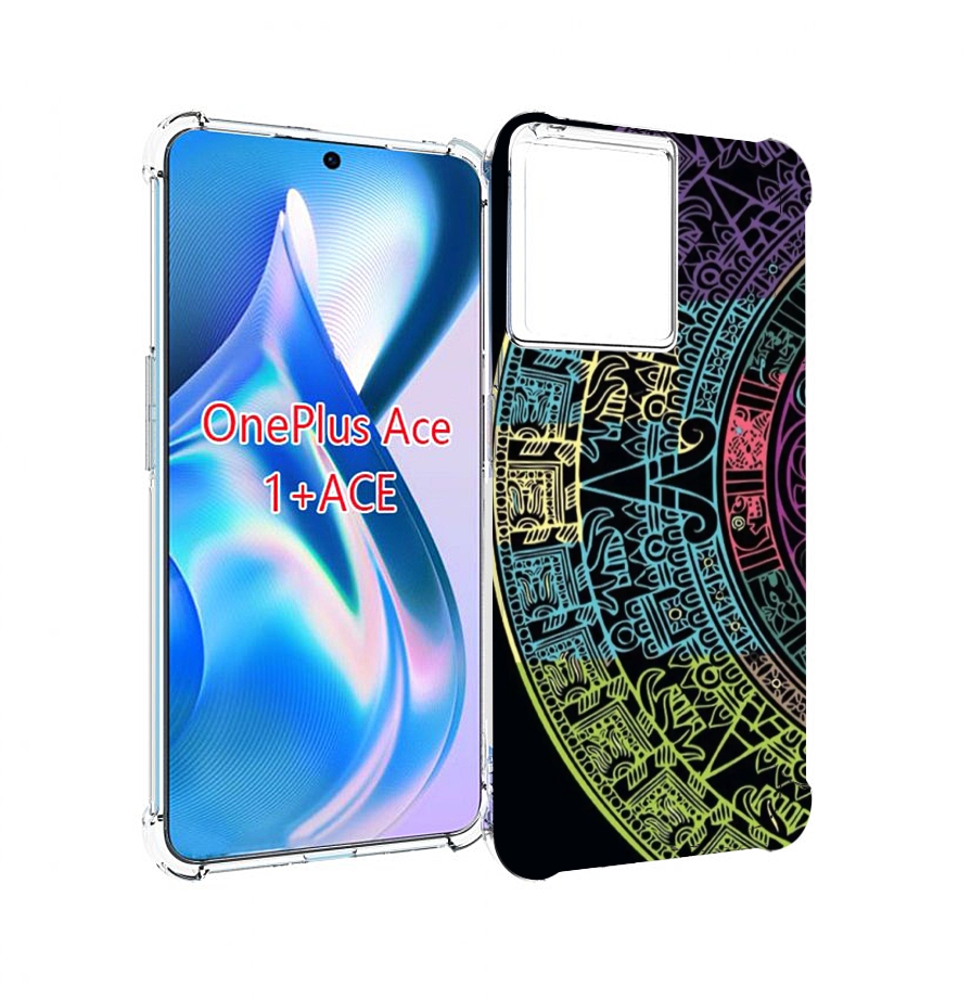 

Чехол MyPads орнамент полукруга для OnePlus Ace, Прозрачный, Tocco