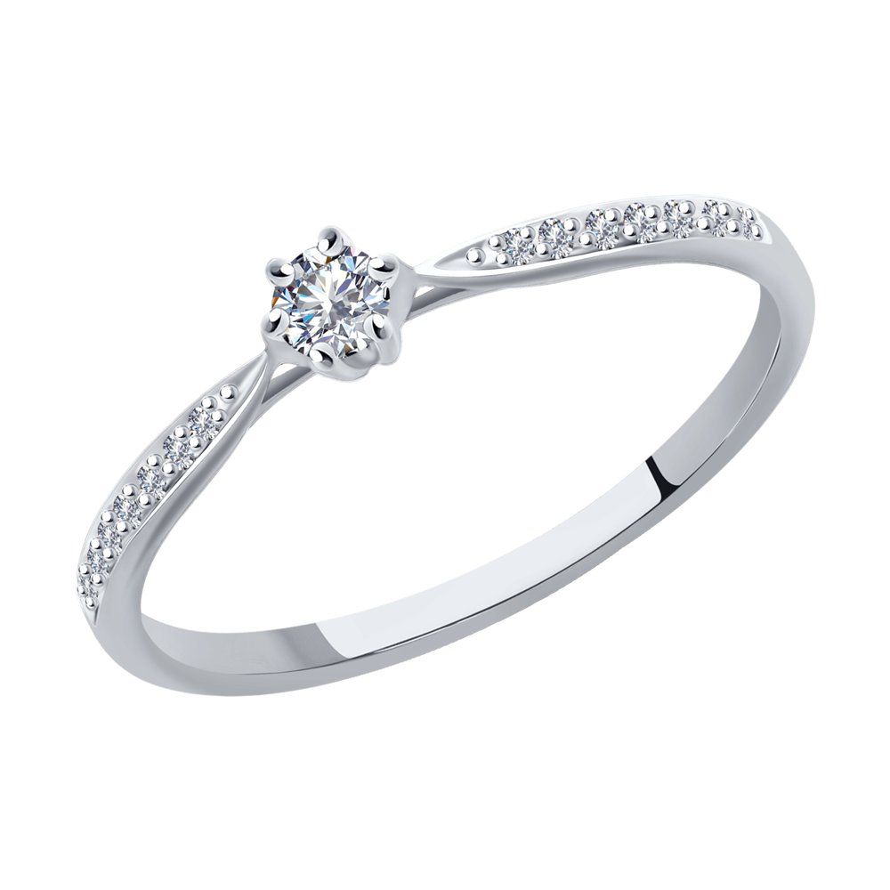 

Кольцо из золота р.  SOKOLOV Diamonds 1012095, бриллиант, 1012095