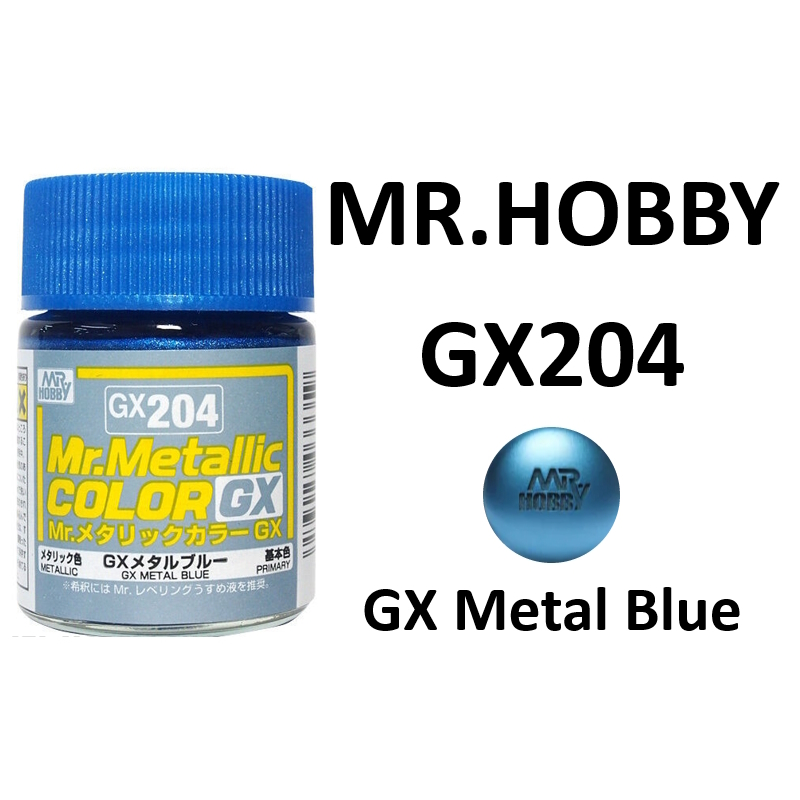 

Краска Mr.Hobby Metal Blue, GX204, Голубой