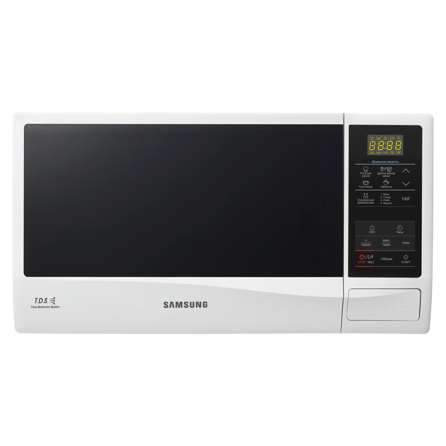 Микроволновая печь соло Samsung ME83KRW-2 белый микроволновая печь соло horizont 20mw700 1378gsw белый