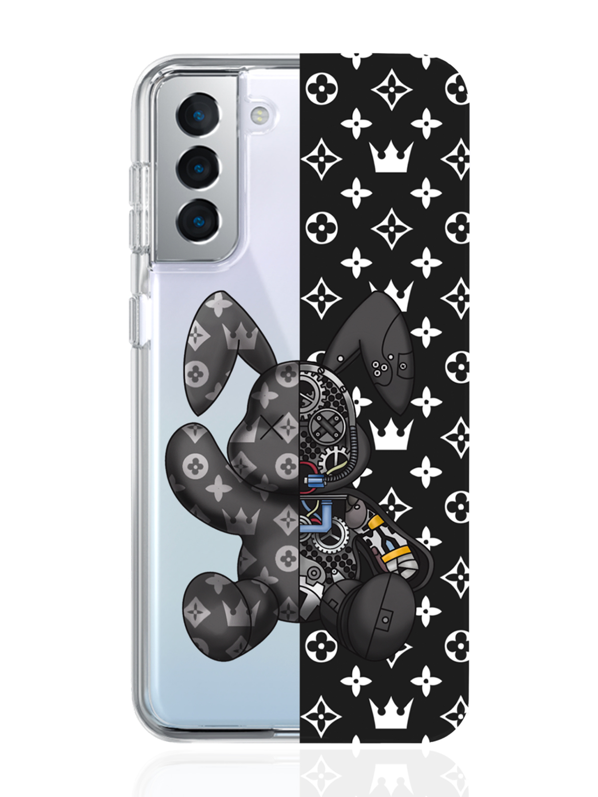 

Чехол MustHaveCase для Samsung Galaxy S21+ Bunny Черный прозрачный, Samsung Galaxy S21+ Bunny Черный+