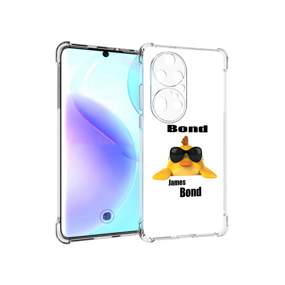 

Чехол MyPads Tocco для Huawei P50 Pro бонд, Прозрачный, Tocco