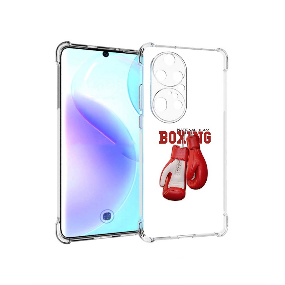 

Чехол MyPads Tocco для Huawei P50 Pro боксерские перчатки, Прозрачный, Tocco