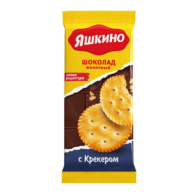 

Шоколад Яшкино молочный с крекером 90 г