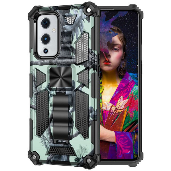 

Защищенный чехол для OnePlus 9 Krieger Defender Зеленый