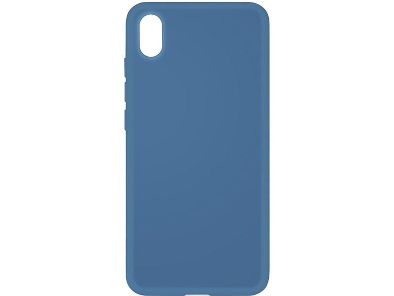 

DF Силиконовый чехол с микрофиброй для Huawei Honor 8S/Y5 (2019) DF hwOriginal-04 (blue)