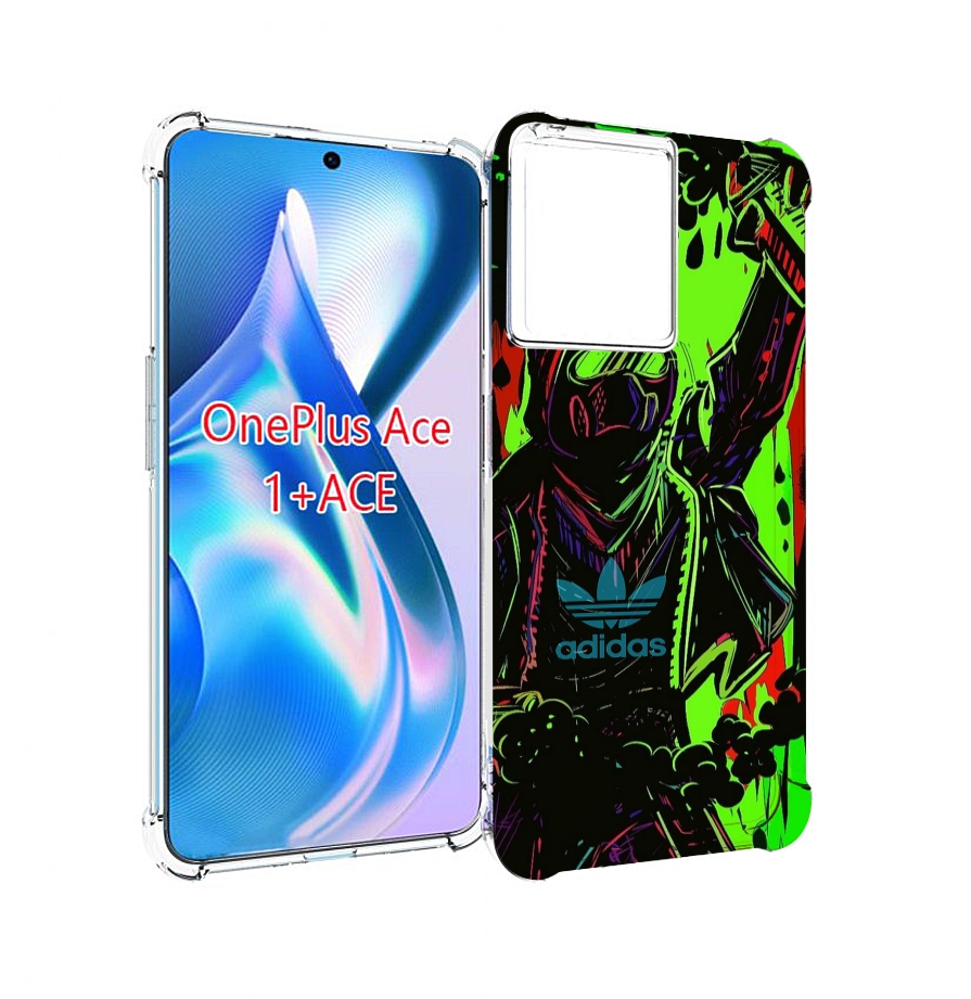 

Чехол MyPads мужчина в красках адидас для OnePlus Ace, Прозрачный, Tocco