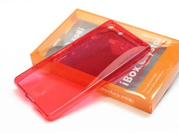 

iBox Чехол силикон iBox Crystal для Sony Xperia M5 красный