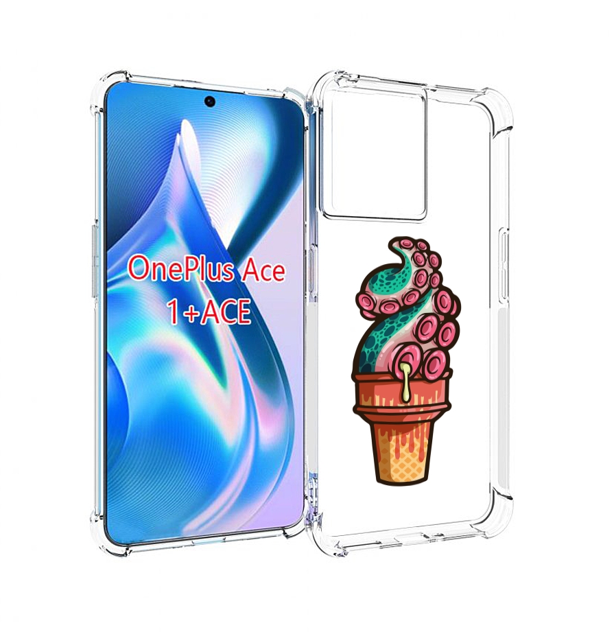 

Чехол MyPads мороженное для OnePlus Ace, Прозрачный, Tocco