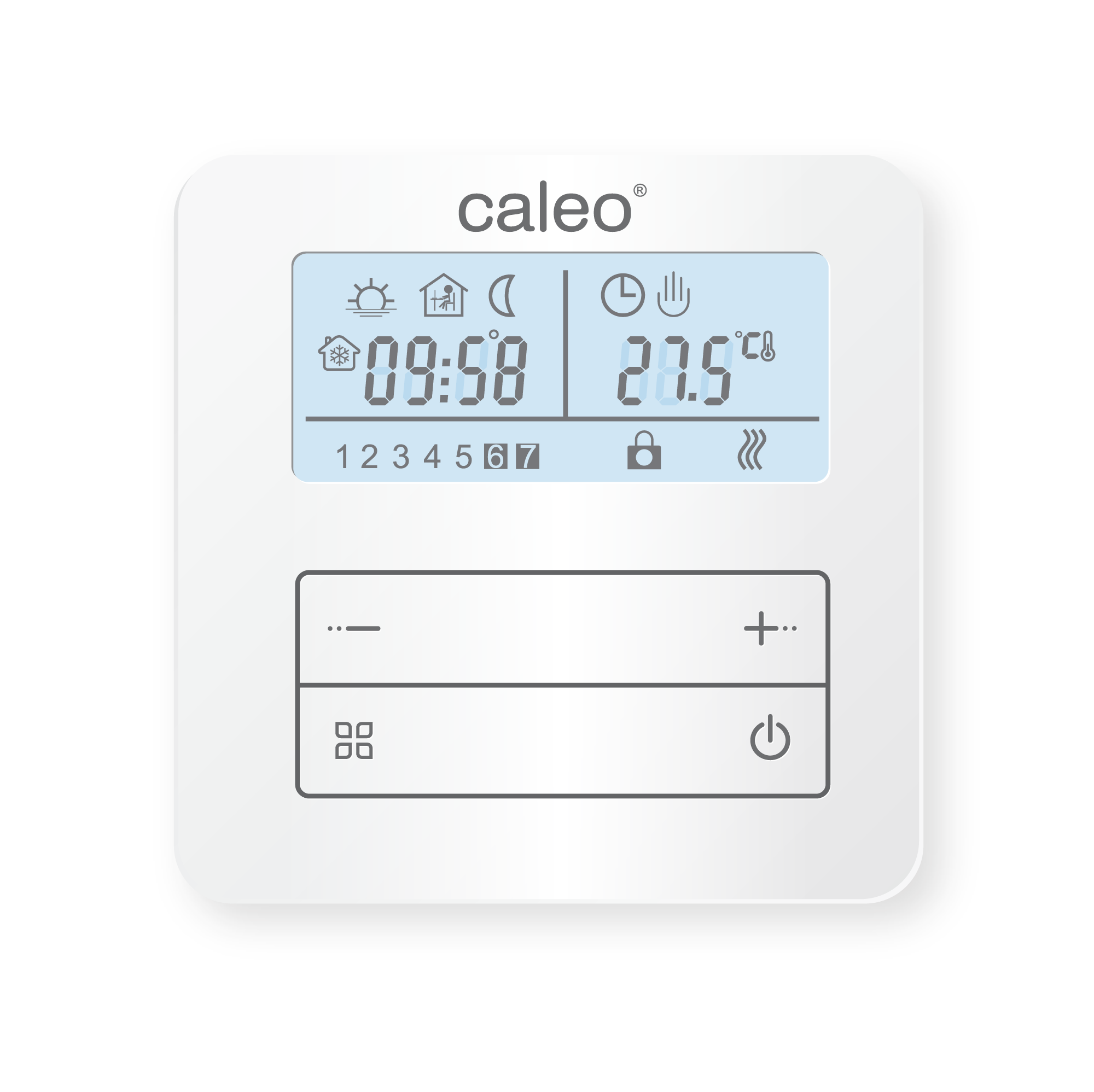 Терморегулятор CALEO С950, накладной, цифровой, программируемый, 3,5 кВт