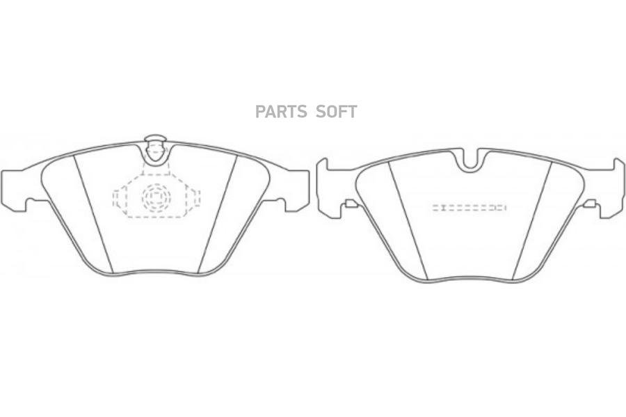 

Колодки тормозные передние (BMW E60/E61/E65) BP32222