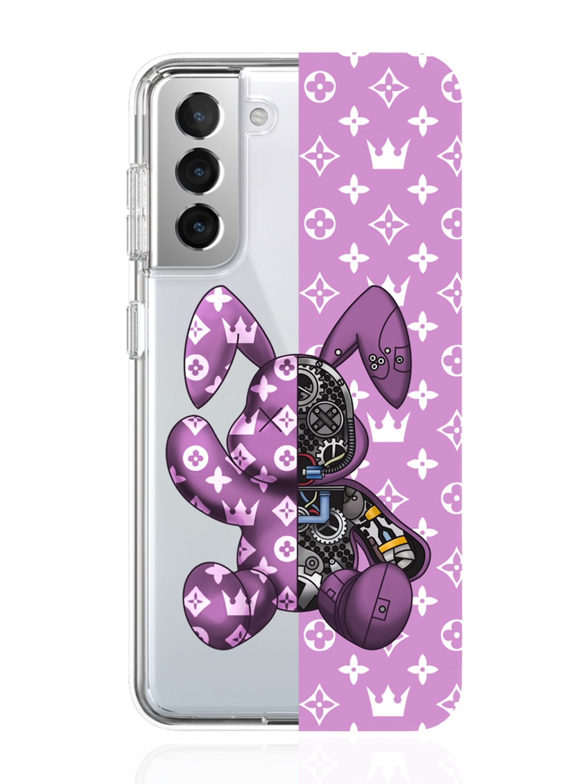 

Чехол MustHaveCase для Samsung Galaxy S21 Bunny Розовый прозрачный, Samsung Galaxy S21 Bunny Розовый