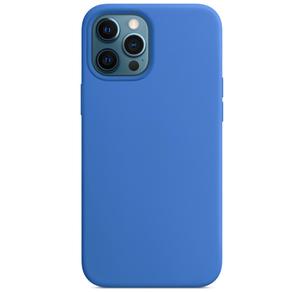 

Чехол Silicon Case with MagSafe для iPhone 12/12 Pro 6.1 (7), синий