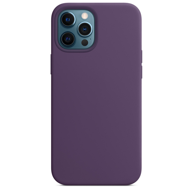 

Чехол Silicon Case with MagSafe для iPhone 12/12 Pro 6.1 (5), фиолетовый