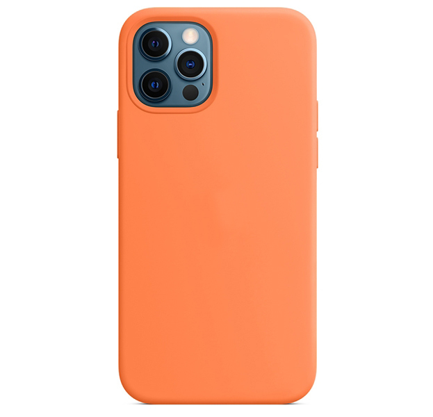 

Чехол Silicon Case with MagSafe для iPhone 12/12 Pro 6.1 (4), оранжевый