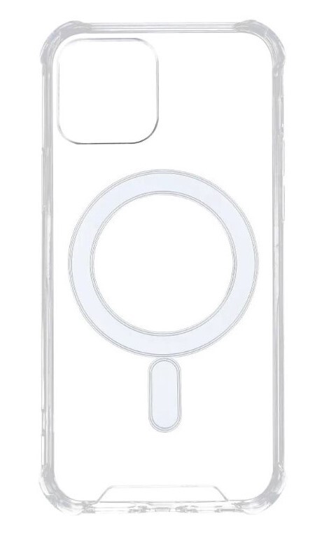 фото Чехол clear case пластиковый with magsafe для iphone 13 pro 6.1, прозрачный nobrand