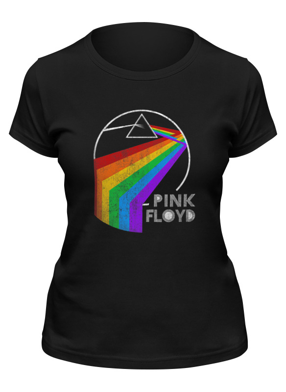 

Футболка женская Printio Pink floyd черная L, Черный, Pink floyd