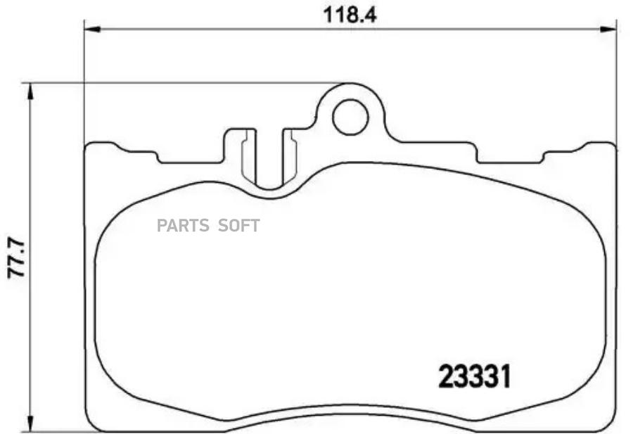 

Колодки дисковые п. Lexus LS 430 00> P83058 =890 00