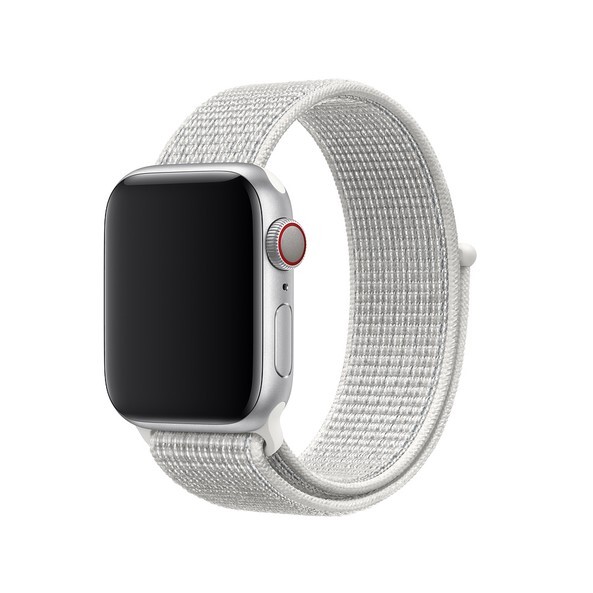 

Ремешок нейлоновый для Apple Watch 42/44мм (31), белый, на липучке