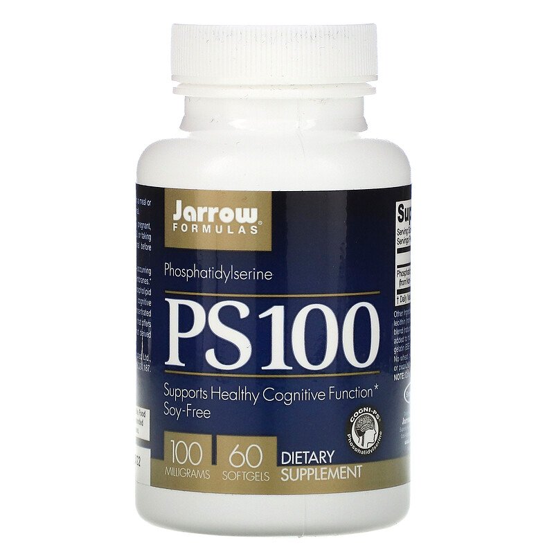 

Jarrow Formulas - Phosphatidyl Serine 100 мг (60 softgels) - Фосфатидилсерин