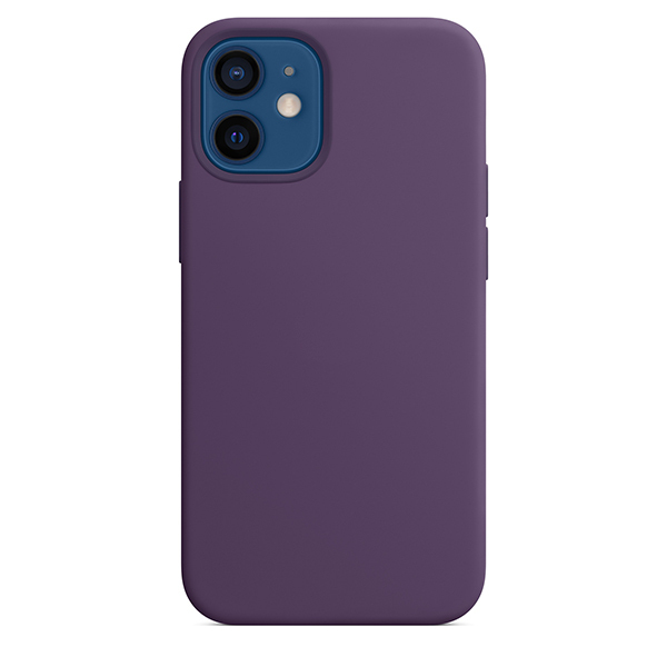 

Чехол Silicon Case with MagSafe и Анимация цвета для iPhone 12/12 Pro 6.1 (12), аметист