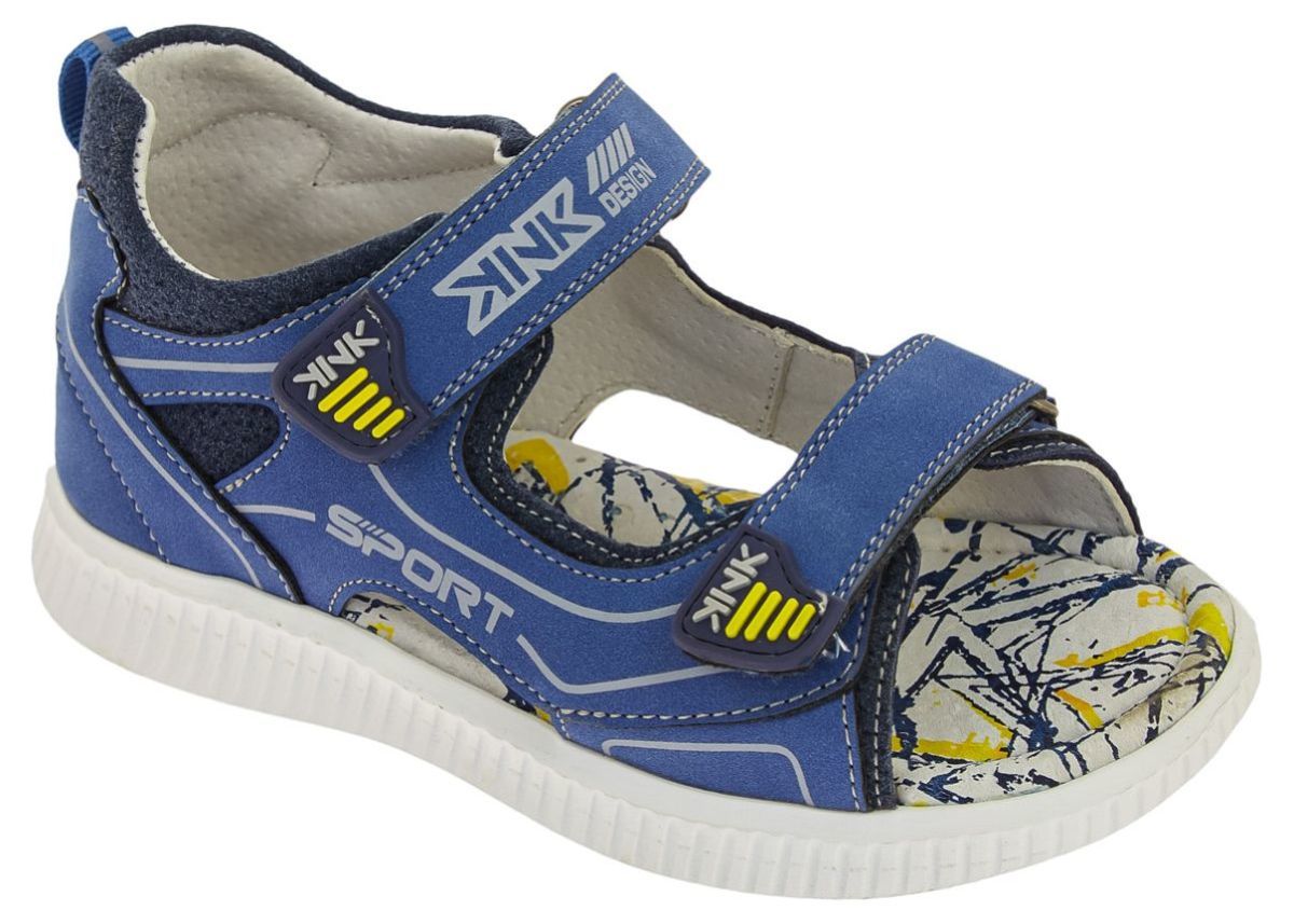Туфли Kenka для мальчиков, открытые, размер 27, JRH_115-5_blue