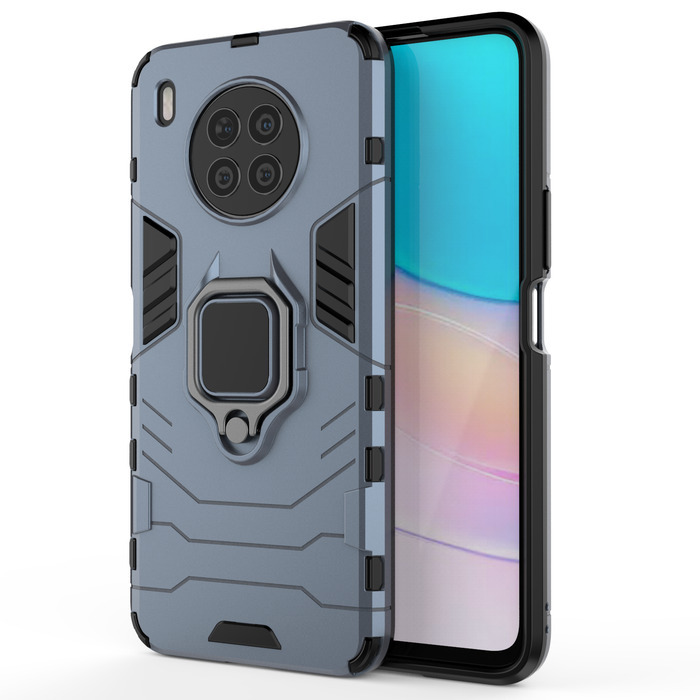 

Чехол противоударный с кольцом Panther Case для Huawei Honor 50 Lite/Nova 8i, Синий